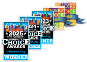 Five time Community Choice Winner for Best Roofer in OKC