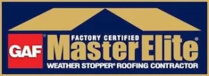 GAF Master Elite Gold seal